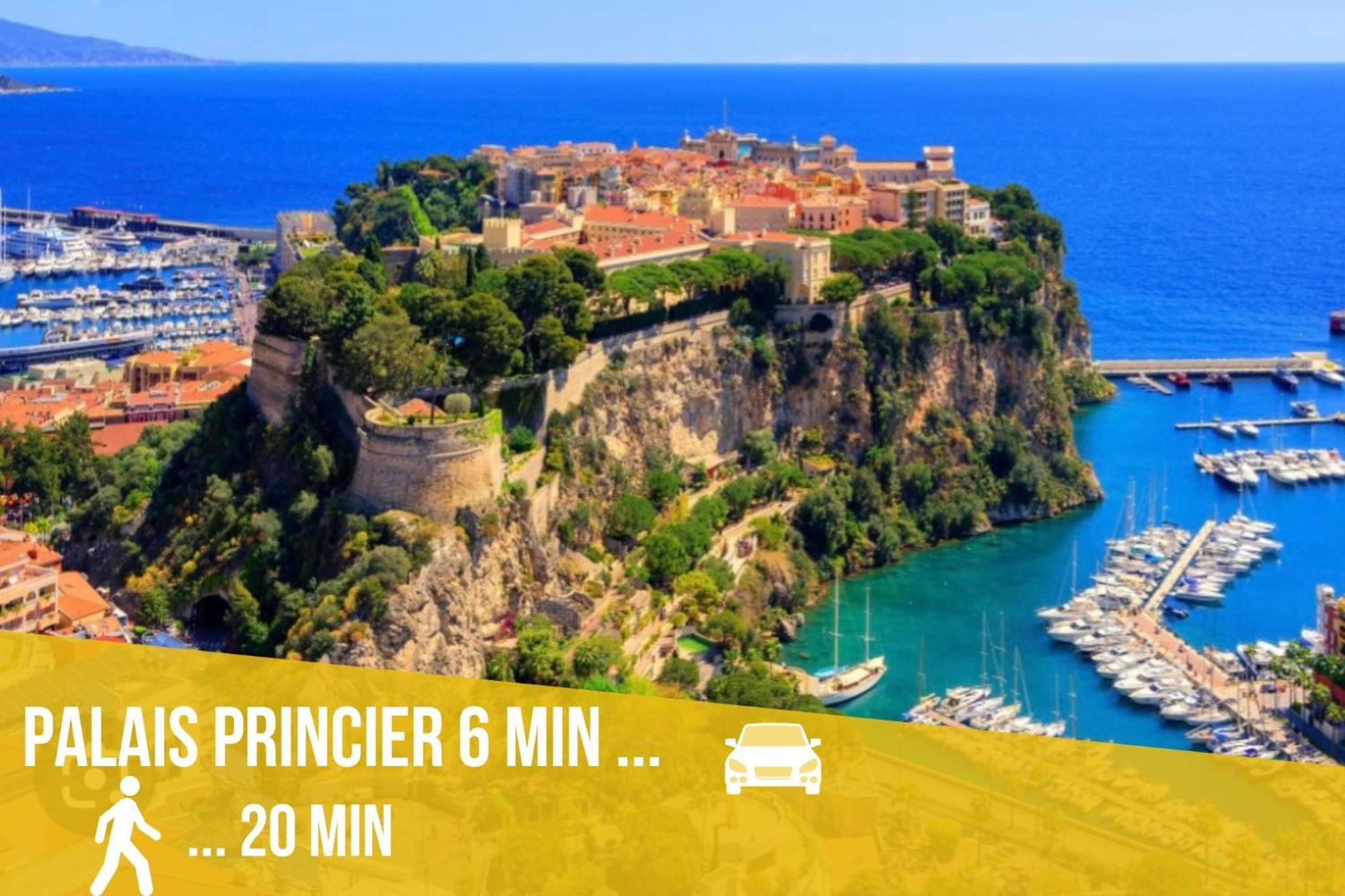Appartement Moderne Climatise Monaco Vue Mer Cap-d'Ail Exterior foto